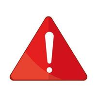 warning triangle sign vector