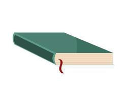 book with a bookmark vector