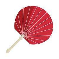 korean fan accessory vector