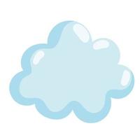 cloud sky weather cute vector