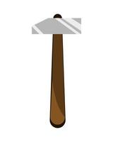 chipping hammer tool icon vector