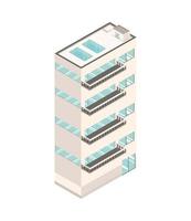 apartments building architecture vector