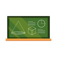 school blackboard education vector