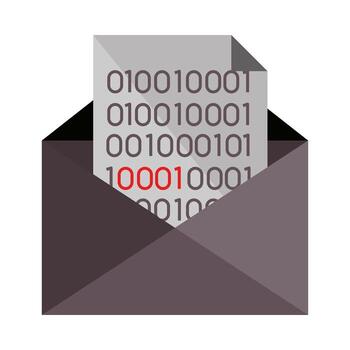 sobre codigo binario vector
