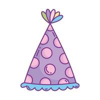 party hat decoration vector