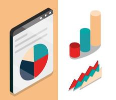 data analysis set vector