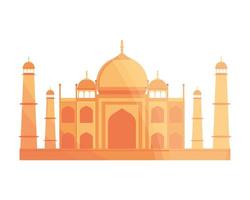 taj mahal indio vector