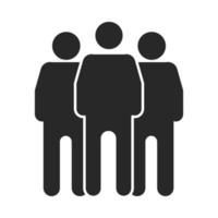 pictogram people group vector