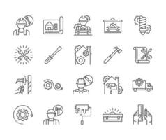 construction and repair tools vector