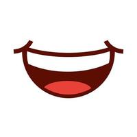 happy smiling mouth vector