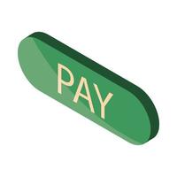 pay button digital vector