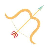 bow and arrow vector