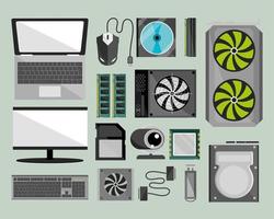 computer software icons vector