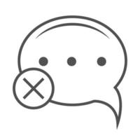 deaf mute accessibility icon vector