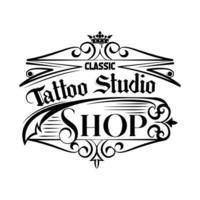 tattoo studio shop vector