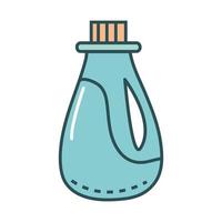 laundry detergent bottle vector