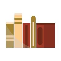 books stacking educational vector