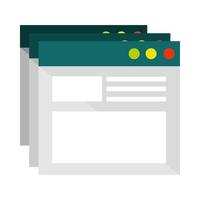 website content virtual vector