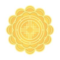 mooncake chinese food vector