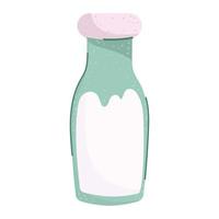 milk bottle icon vector