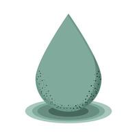 gota de agua ecológica vector