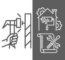 instalación y reparación vector