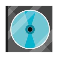 computadora cd rom vector