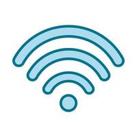 conexión a internet wifi vector