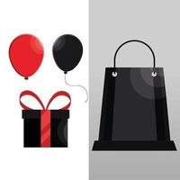 set of balloons vector