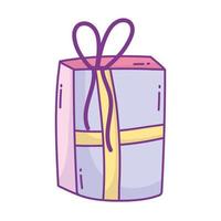 gift box festive vector