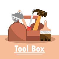 tool box poster vector