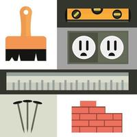 home improvement equipment vector