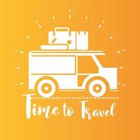 time to travel poster vector