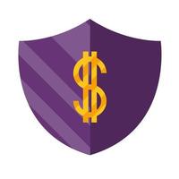 shield money protection vector