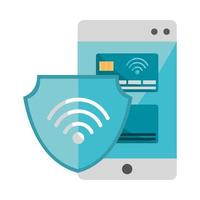 secure payment technology vector