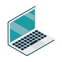 laptop computer device vector