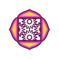 mandala flower ornament vector