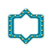 shape frame lights vector