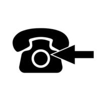 Phone icon Telephone icon symbol for app and messenger vector