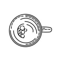 coffee cup sketch vector