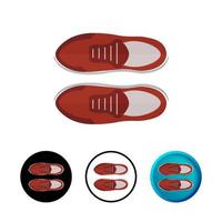 Modern Shoe Icon Illustration vector