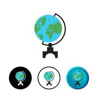 Abstract Globe Earth Sphere Icon Illustration vector