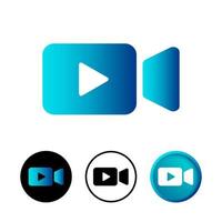 Abstract Video Icon Illustration vector