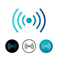 Abstract Network Icon Illustration vector
