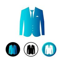 Abstract Suit Icon Illustration vector