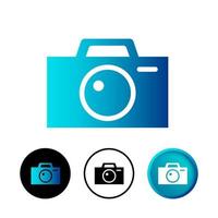 Abstract Photography Camera Icon Illustration vector