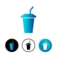 Abstract Drink Icon Illustration vector
