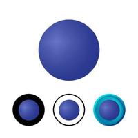 Abstract Sphere Icon Illustration vector