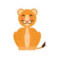 tigre animal tropical vector