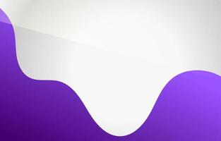 glossy white background with wavy purple color vector